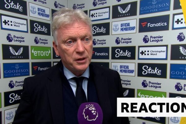 Moyes disappointed after letting two-goal lead slip
