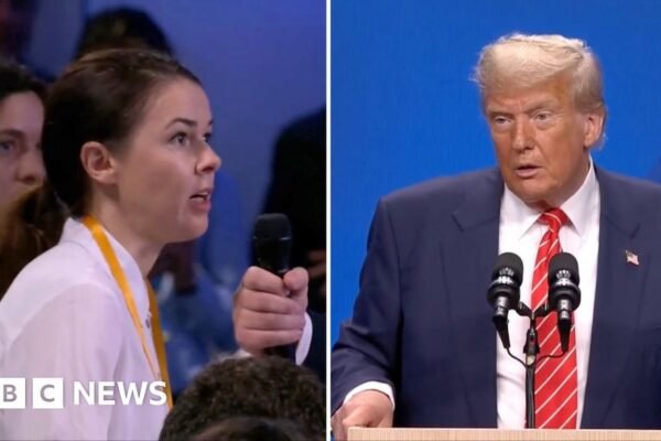 Trump asks BBC Ukrainian reporter about her family
