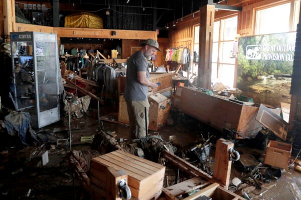 Severe weather in tropical storm’s wake triggers North Carolina state of emergency